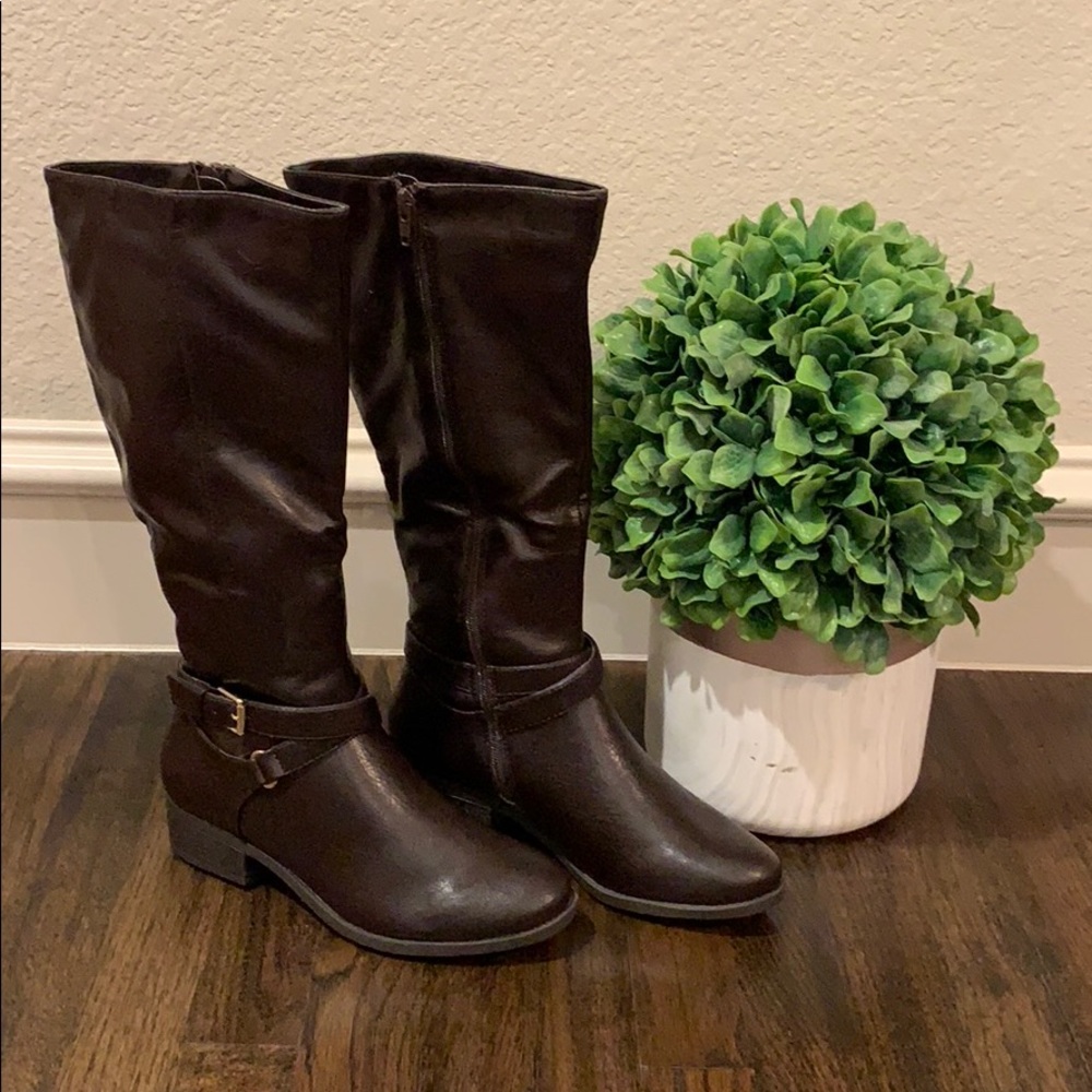 Madeline Brown Riding Boot